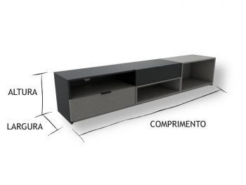 Rack feito sob medida em marcenaria online