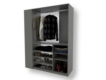 Guarda Roupa Aberto Arara Lino Piombo - Marcena