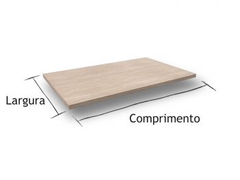Prateleira Cumaru Trend - Marcena - 44D4DS