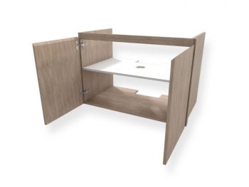 Gabinete de Banheiro 2 Portas Cumaru Trend - 8c484g8lkjh