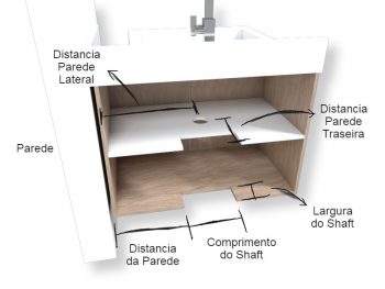 Gabinete de Banheiro 2 Portas Cumaru Trend - 54d15692