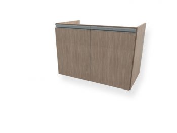 Gabinete de Banheiro 2 Portas Lino Piombo - 88884dvd1633