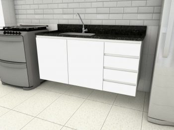Conjunto Cozinha Planejada Branca M1 - Marcena 4