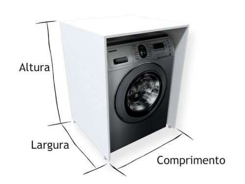 Capa Embutir Máquina de Lavar Branca - Marcena 3