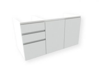 Gabinete de Banheiro com Gavetas