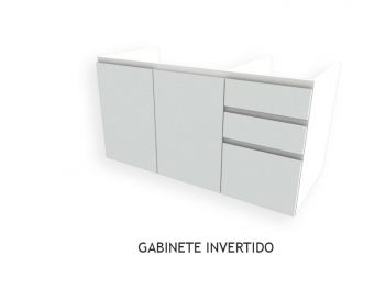 Gabinete de Banheiro com Gavetas