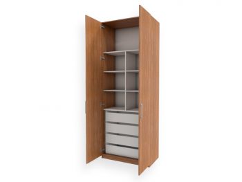 Guarda Roupa Sob Medida Louro Freijo - Marcena