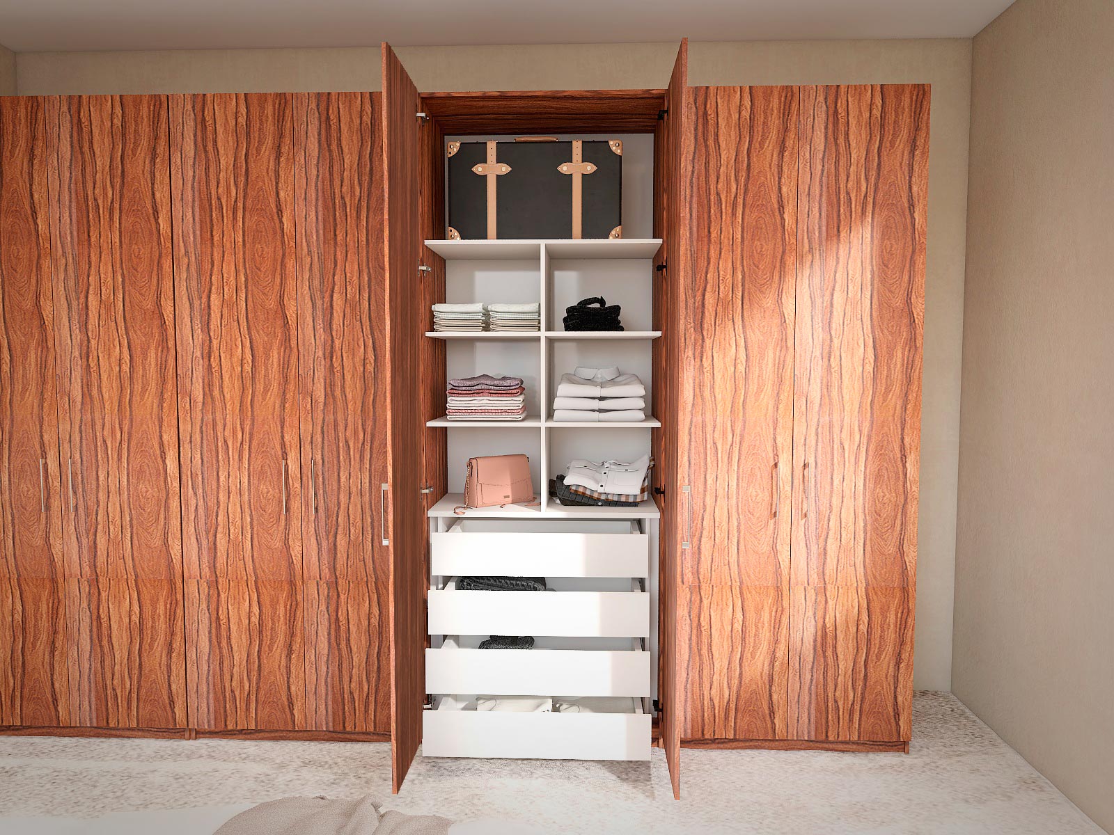 Guarda Roupa Sob Medida Pau Ferro - Marcena