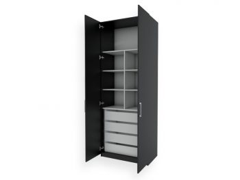 Guarda Roupa Sob Medida Preto - Marcena