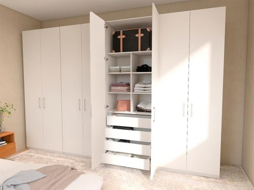 Guarda roupa em MDF - Marcena, imagem utilizada em blog
